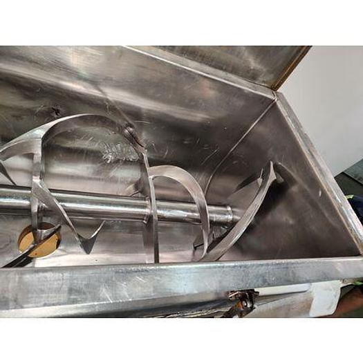 Used Ribbon Mixer, 18 Cu Ft, Stainless Steel, Jacketed, 5 HP - #