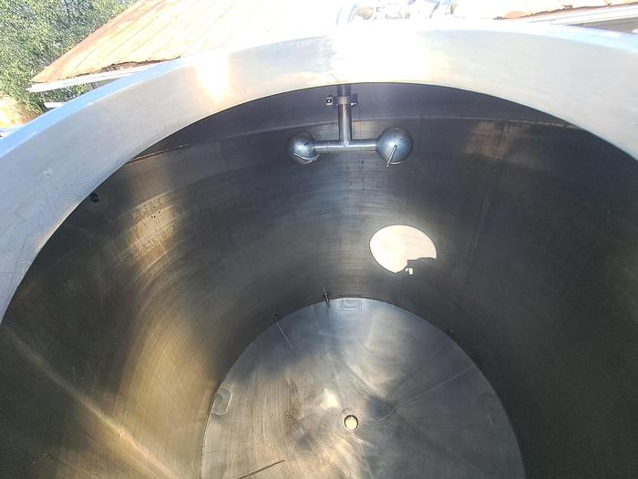 Used Tank, 1,000-Gallon, Stainless Steel, Jacketed, Walker #5991293