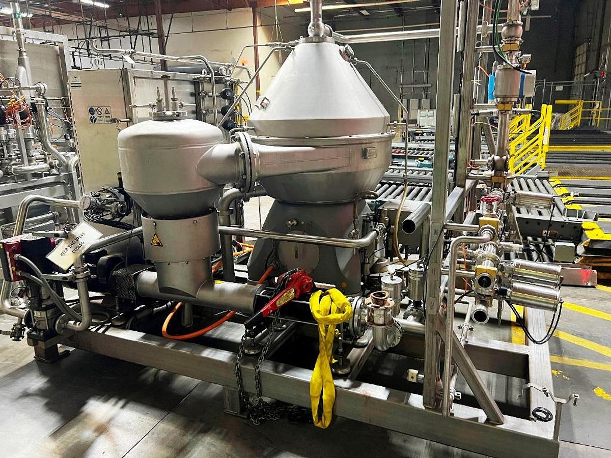 Used Centrifuge, GEA, Model GSI 125-06-772, Disc Stack Clarifier, Stainless Steel, #5991626