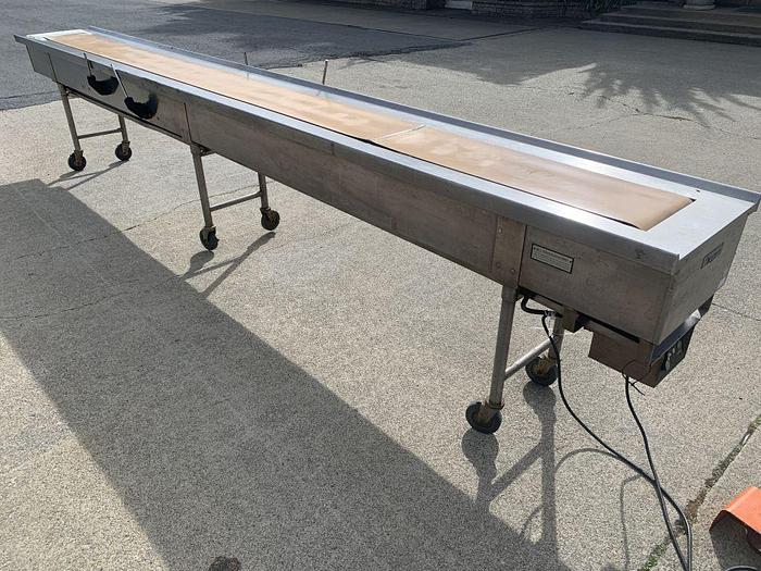 Used Conveyor, Belt, 11.5" X 16', Inspection Conveyor #S744445