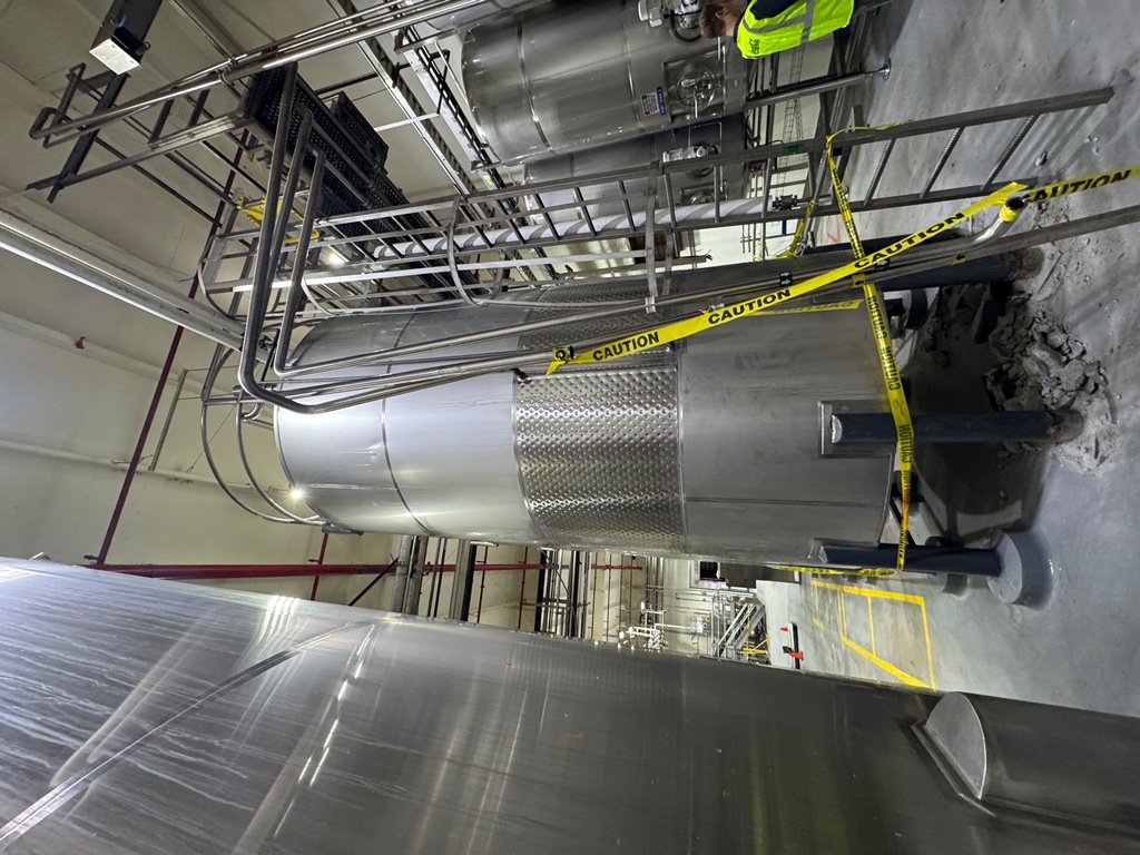 Used Tank, 6,000 Gallon, Dimple Jacketed, Agitated, Stainless Steel, Qty 3, #5991623