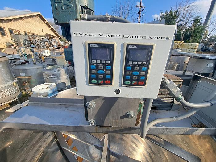 Used Kettle, 500-Gallon, Stainless Steel, Dbl Motion, Agitated, Lee #5991292