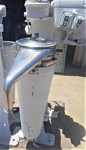 Used Centrifuge, Sharples, Model M-35-W, 1" diameter inlet and outlet, 15,000 RPM #S745191