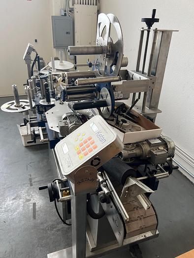 Used Labeler, Pressure Sensitive, Ketan, Model LCT-2HT, Wrap #S745285