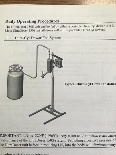 Used Chart Industries UltraDoser 150S Liquid Nitrogen Doser #4628217