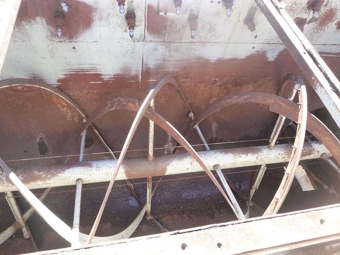 Used Mixer, Ribbon, 80 CF, C/st, Hayes & Stoltz, 15 HP #S744097