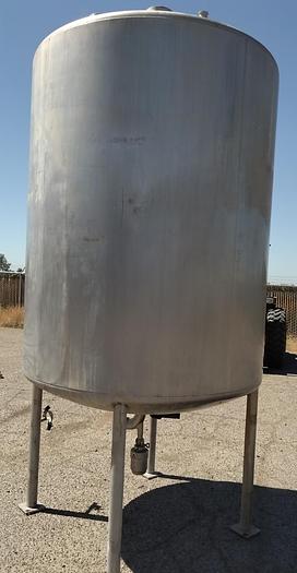 Used Tank, 850 Gallon, Stainless Steel, Jacketed, Agitated, CE Howard - #S745268