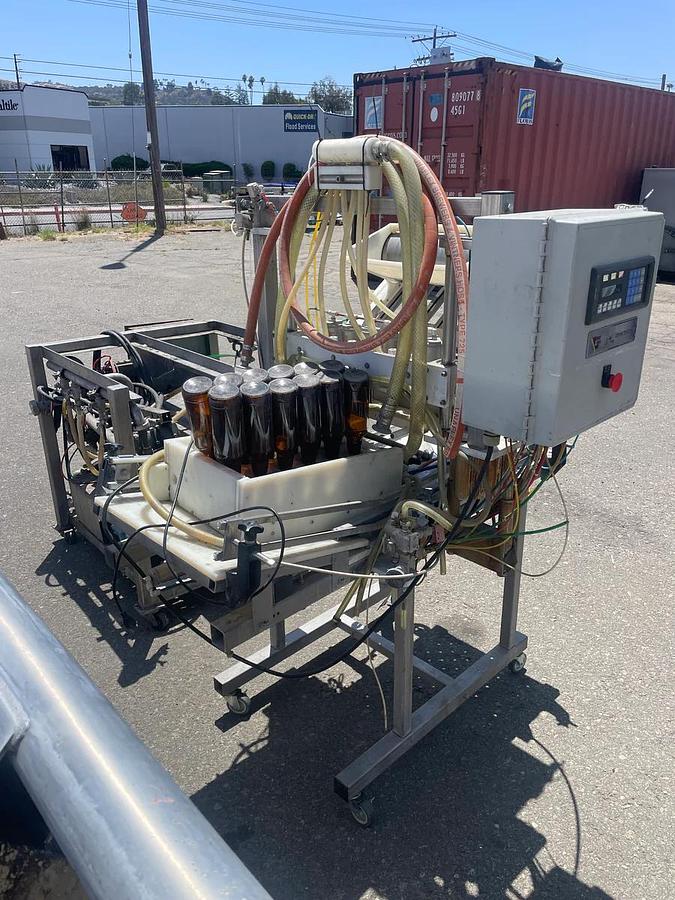 Used Filler, Bottle, 6 Fill Heads, M6, Meheen, Crowner, #5990957