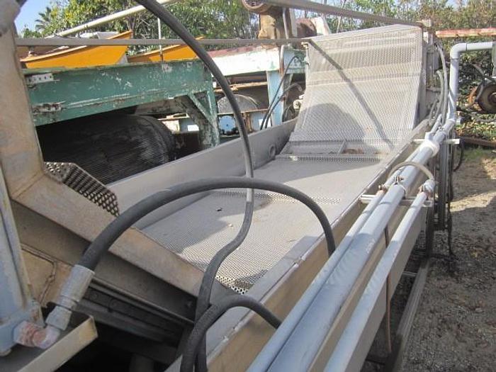Used Washer, Fruit, Heliare, Stainless Steel, Model 98013, Conveyor #5991318