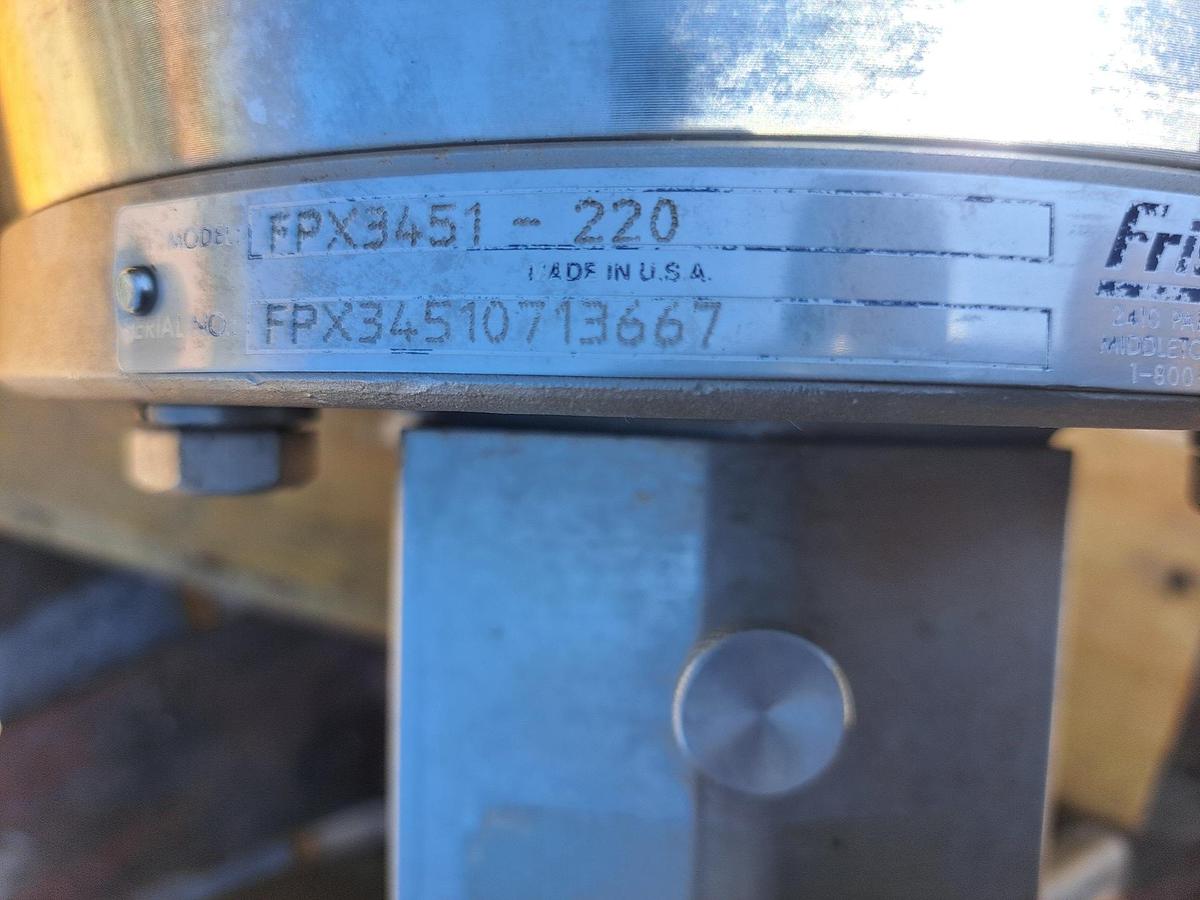 Used Pump, Centrifugal, Fristam, Model FPX3451-220, 250 GPM, 7.5 HP, #5991945