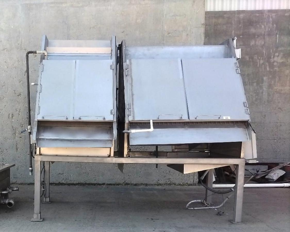 Used Screen, Parabolic, 72" & 48", Dual Hydro-Sieve, Stainless Steel, Conveyor, #5991707
