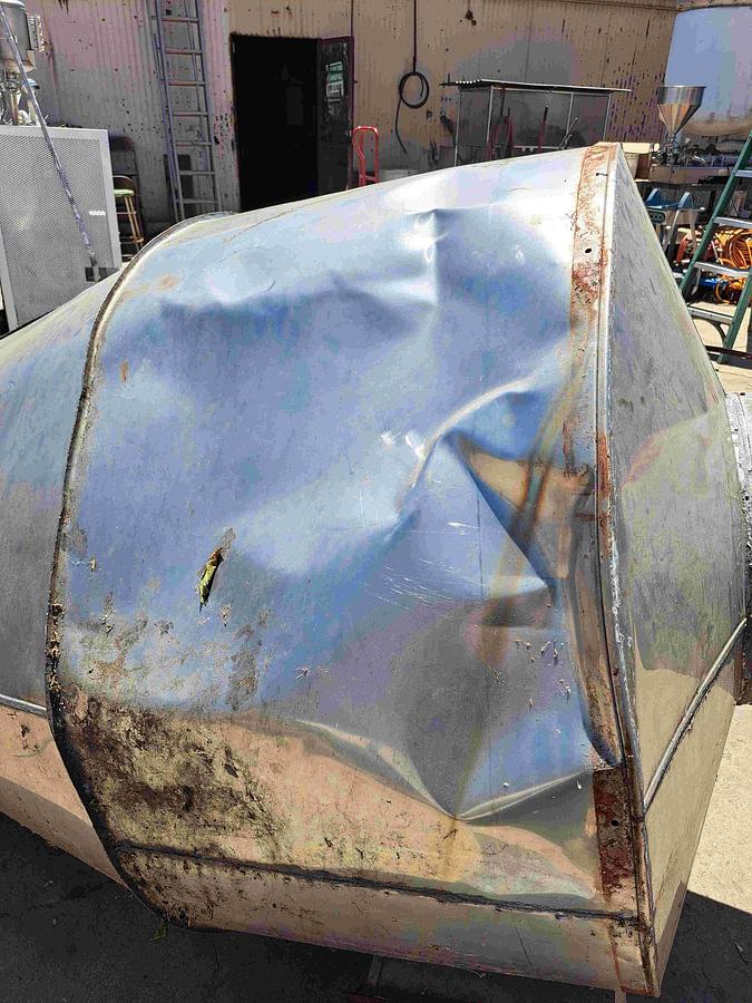 Used Separator, Cyclone, 54" X 9', S/st, Air, 6'10" Cone, 10" Disc #S737333