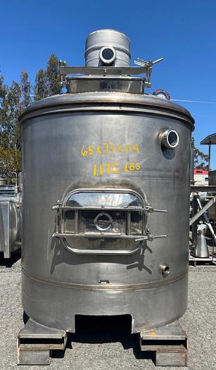 Used Still, 650 Gallon, S/st, Column, Condenser, Steam Heated #C745097
