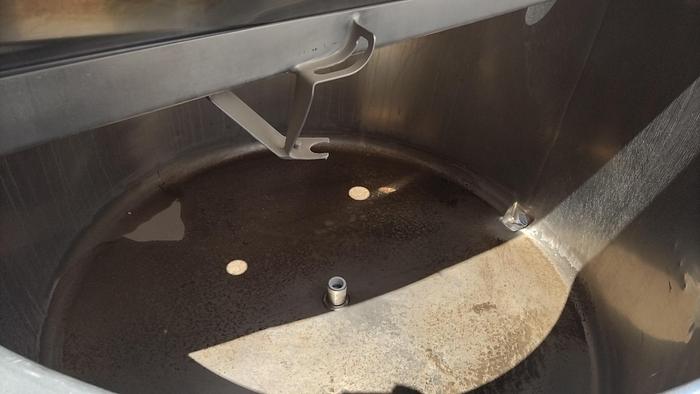 Used Stainless Steel 300 Gallon Vat Pasteurizer Tank S745076
