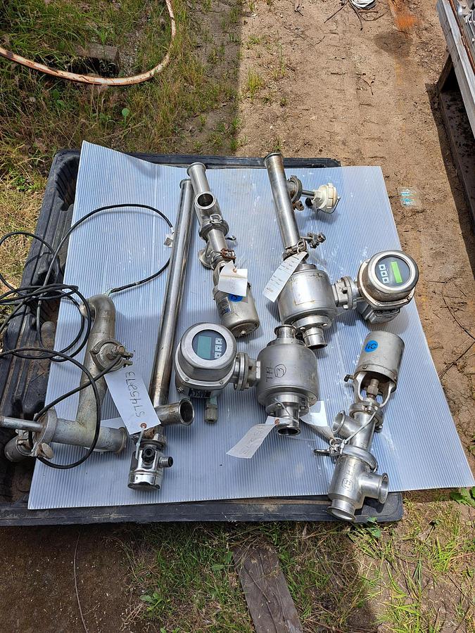Used CIP System, 3-Tank, 400 Gallon Each, Stainless Steel, Pump, Heat Exchanger - #S745273