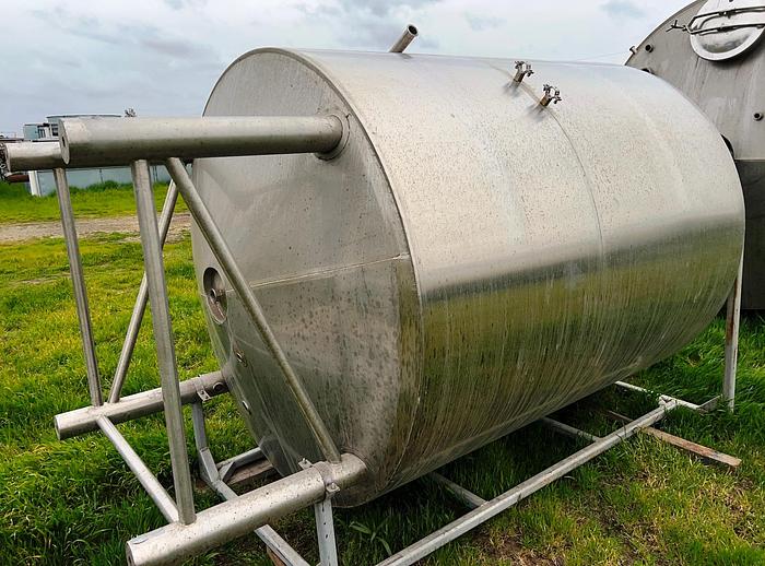 Used Tank, 1,240 Gallon, S/st, Jkt, Brewery Tank #C745013