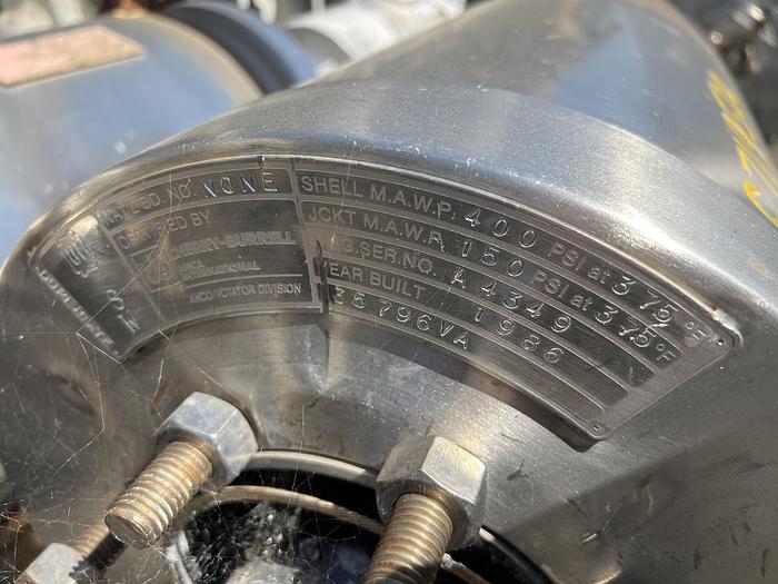 Used Votator, 6" X 24", Double, Cherry Burrell, Glycol, 5 HP, #S719500