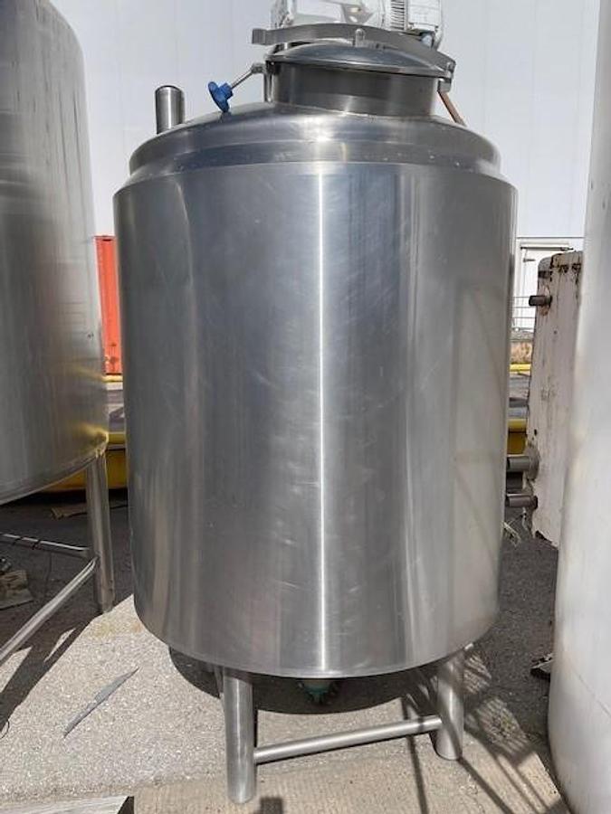 Used Tank, 300 Gallon, Stainless Steel, Melt Tank, Jacketed, Agitated, #5991451