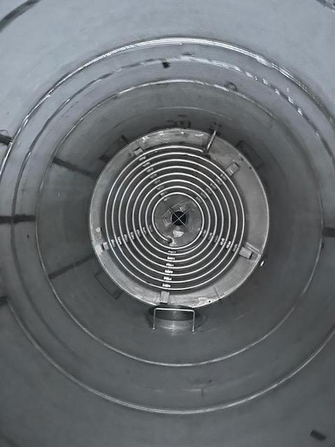 Used Tank, 4,500 Gallon, 304 Stainless Steel, Equipromex, Oil Collecting Tank, 316L Steam Coil, Cone Bottom, Unused, #5991580