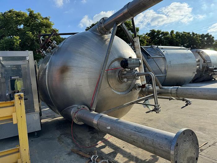 Used Kettle, 2,500 Gallon, Jacketed, Dbl Agitation, Feldmeier, #5991021