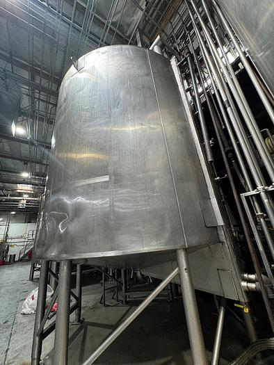 Used Tank, 6,000 Gallon, 316 Stainless, Jacket, Dbl Agitation, #5991013
