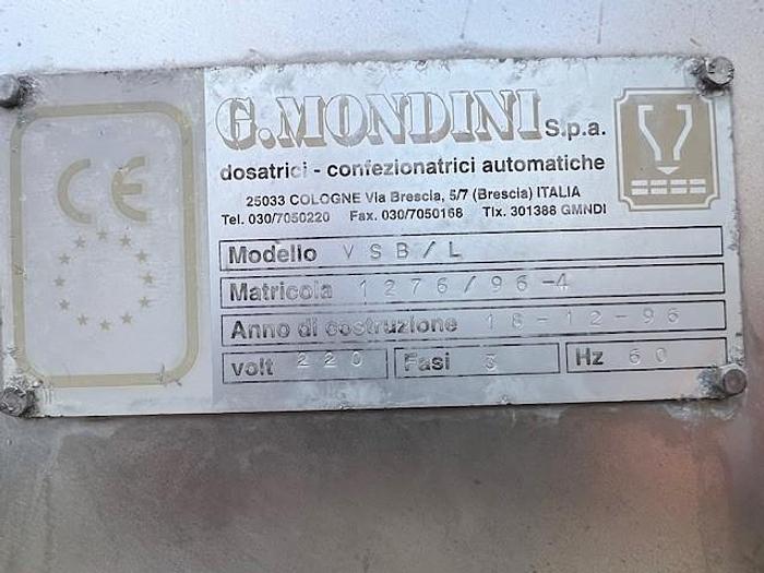 Used Depositor, Cheese, G Mondini, Mdl VSB/L, Piston (4) S/st, #S731696