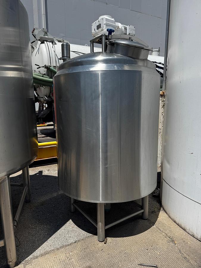 Used Tank, 300 Gallon, Stainless Steel, Melt Tank, Jacketed, Agitated, #5991451