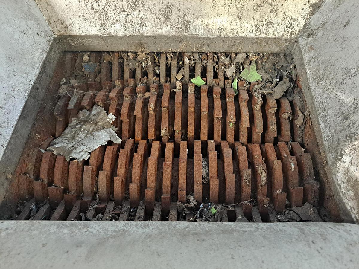 Used Shredder, Recycling, Waste, Mild Steel, 13" x 15", 5.5 kW, #5991730