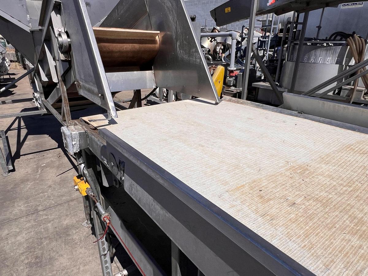 Used Conveyor, 36”W x 12’L, Inspection, Stainless Steel, Sound Ocean Metal Fabricators, #5991525