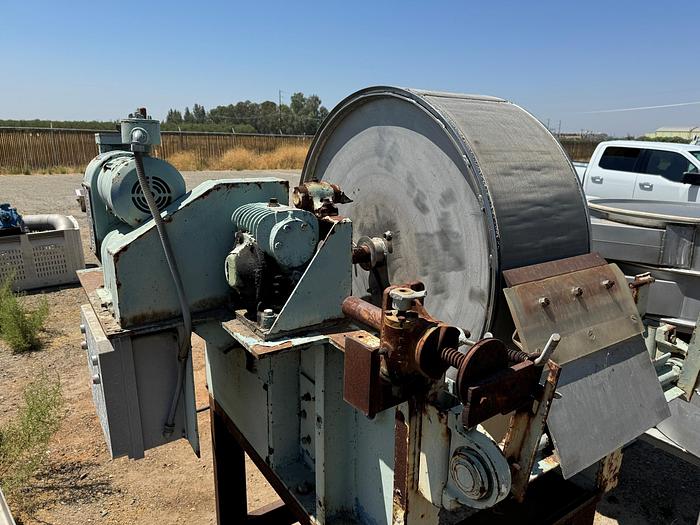 Used Filter, Rotary, Vacuum, Drum, 36" x 12", Ametek, Knife, #5880218