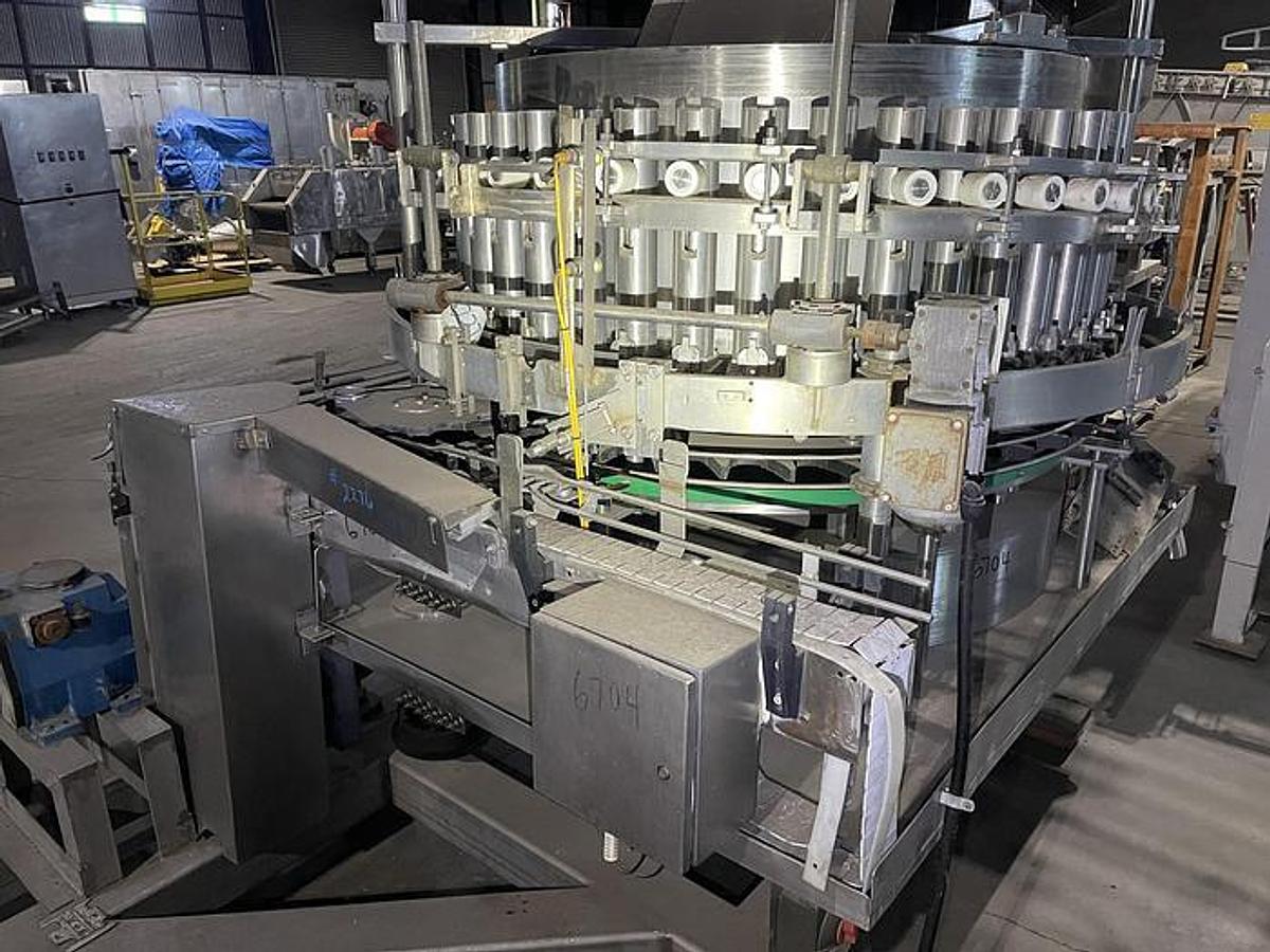 Used Filler, Piston, 40-Head, Rotary Piston Filler, Zacmi , Model 0295/40/3, #5991916