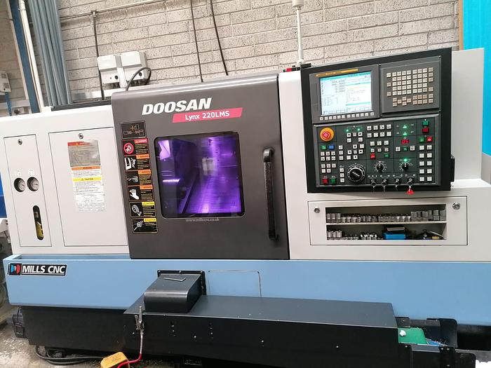 Used 2013 Doosan Lynx 220LMSA Turning Center
