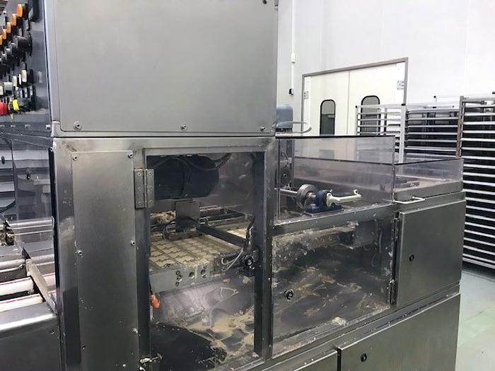 Used Hacos semi automatic chocolate moulding line