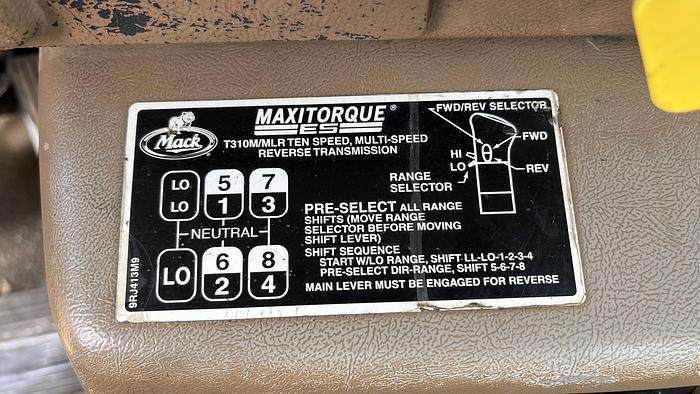 Used 2006 Mack CV713 Granite Tri-Axle Dump Truck