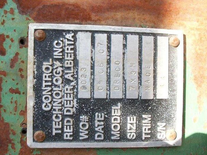 Used DRECO 3000 PSI, 7 1/16, Double Ram BOP