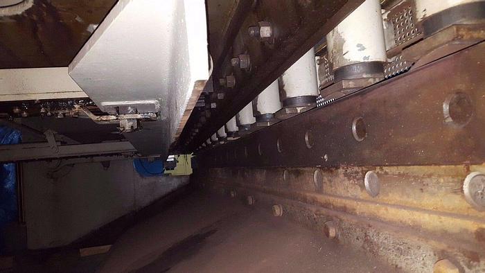 Used Cleveland Crane Steelweld 8D 12 Foot 1/2" Squaring Shear with back gauge MFG USA