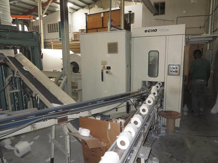 Used 110" (2.79M) PERINI 716B TISSUE REWINDER
