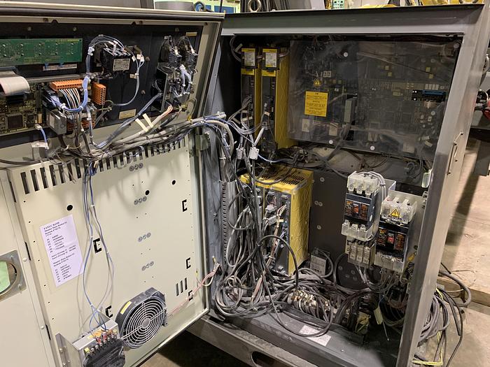 Used TEC WELD ROBOTIC DUAL TRUNION WELDING CELL WITH 2 FANUC ARCMATE 120iB'S