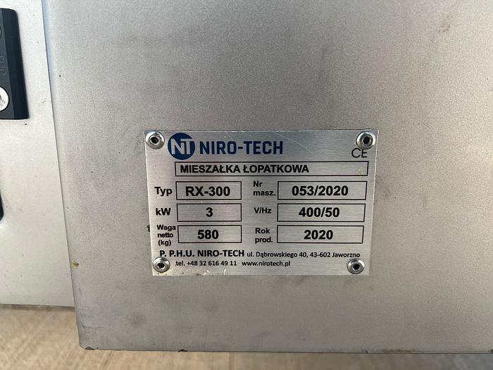 Used BRAND NEW, UNUSED RX-300 V VACUUM TWIN-SHAFT PADDLE MIXER