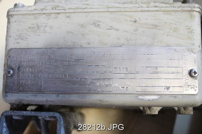 Used Yamatake-honeywell Magnetic Flow Transmitter Model KIX2OB-E1202TY-XXXOXXX #28212