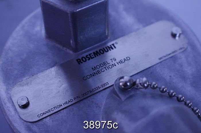 Unused Rosemount 79 Connection Head with Thermowell Sensor #38975