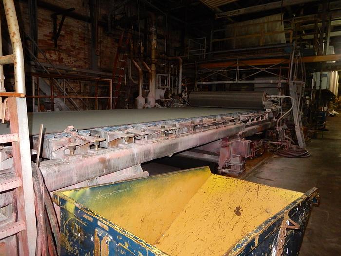 Used 98" (2.54M) TRIM BELOIT FOUNDRINIER PAPER MACHINE 1,050 FPM REF (PM# 1)