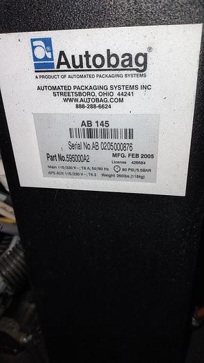 Used Autobag H 145 Bagger with HMI