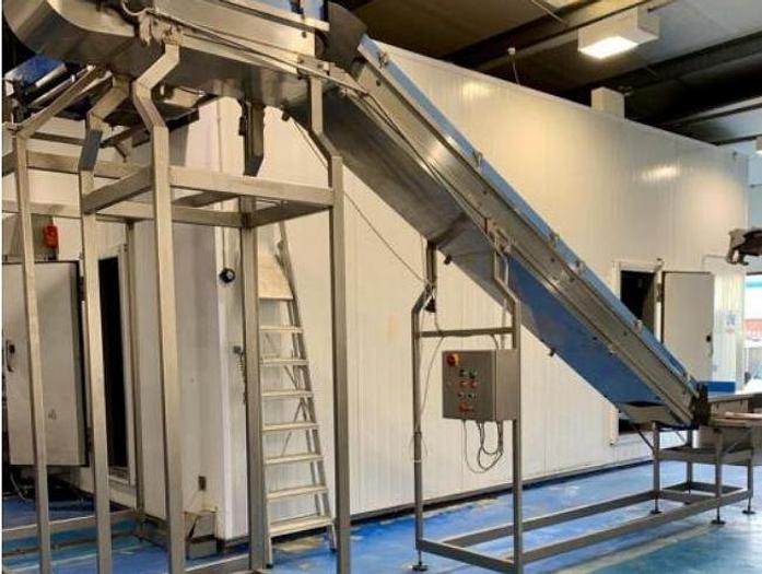 Used EUROTEK 16-TIER SPIRAL FREEZER WITH GRASSO GEA PLANT