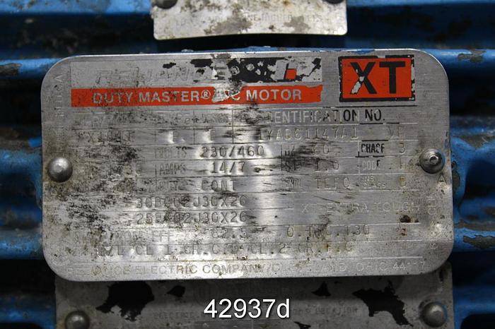 Used Reliance A/C Motor, 5 Hp, 730 Rpm, 230/460 Volts #42937