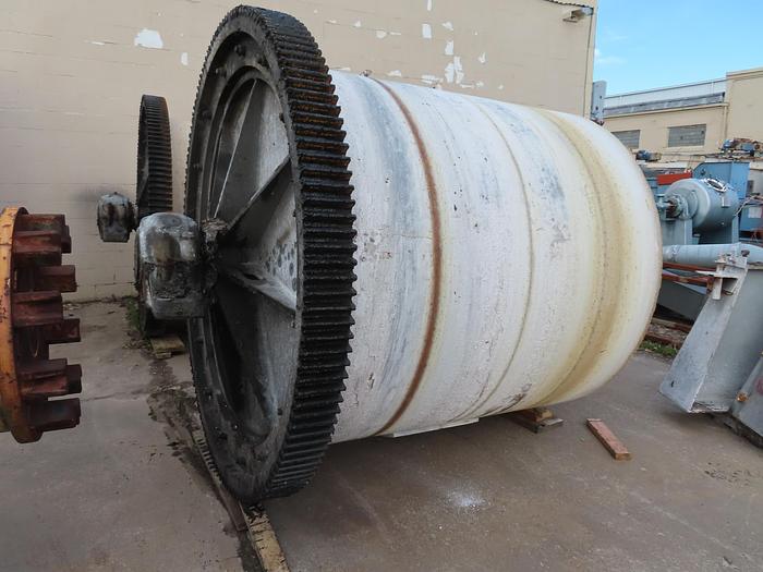 Used 6' X 6' STEVECO PEBBLE MILL - ALUMINA BRICK LINED - 40 HP SEW EURODRIVE