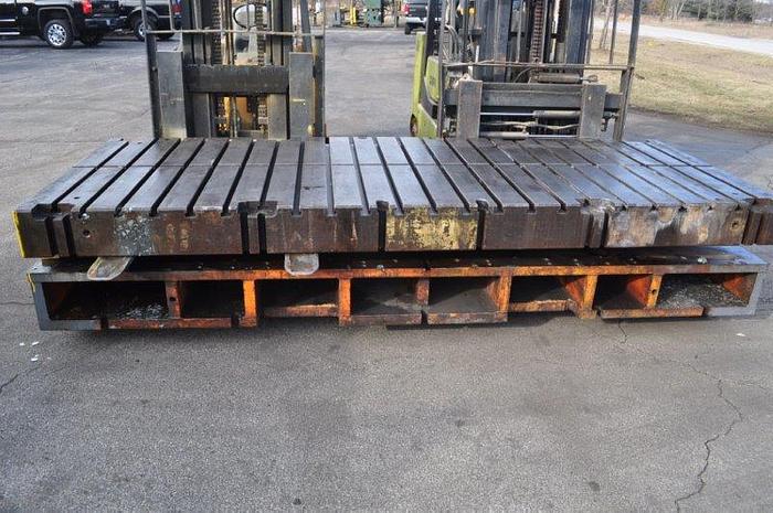 Used 144 x 54 x 9" T SLOTTED BOLSTER PLATE