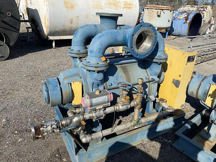 Used SIHI LIQUID RING VACUUM PUMP - MODEL LPHR 80557 - 100 HP - 316 S/S