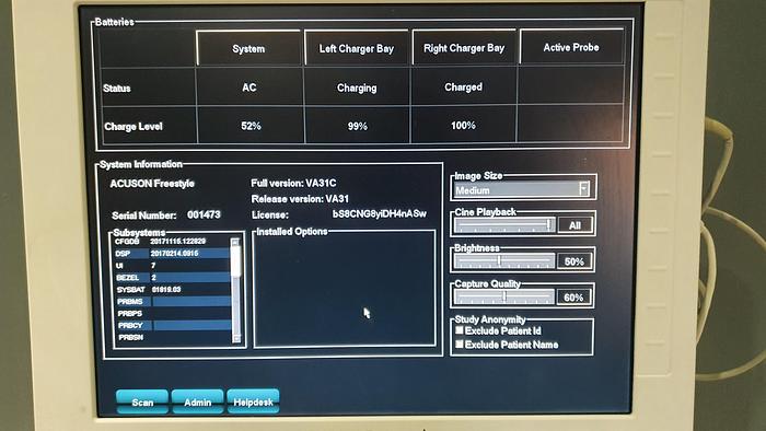 Gebraucht Siemens Acuson Freestyle 001473