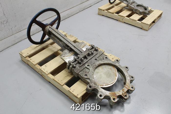 Used Velan L15-0310C-13SL 14" Hand Operated Knife Gate Valve #42165